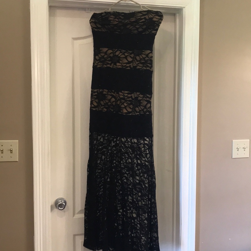 Black Lace Long Dress